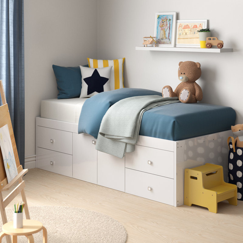 Zipcode Design Klara Single (3') Cabin Bed with Drawers Wayfair.co.uk